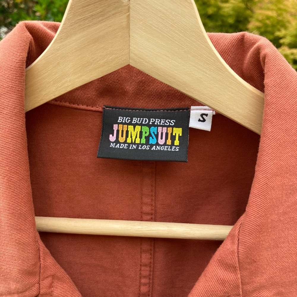 Big Bud Press Jumpsuit in Clay Red (Discontinued Color!) Size Small